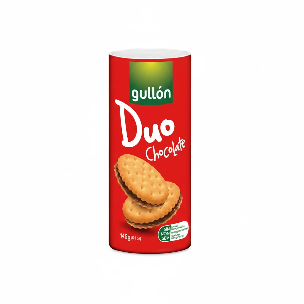 Gullon Biscuiti Sandwich cu Crema de Cacao