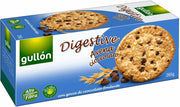 Gullon Biscuiti Digestivi cu Fulgi de Ovaz si Chips Cioco Neagra