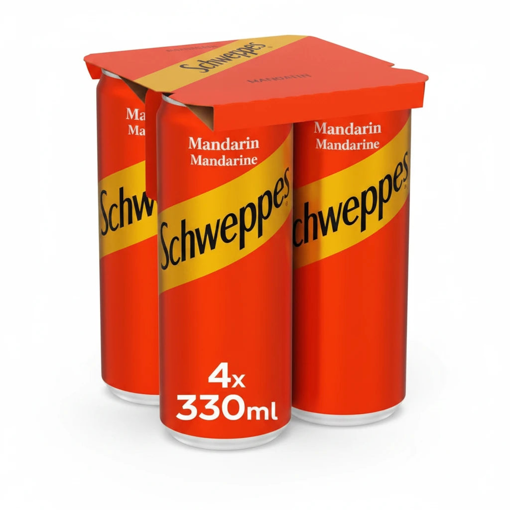 Schweppes Mandarin Doza 4pack