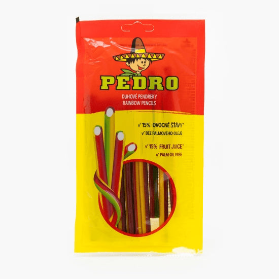 Pedro Bomboane Gumate Multicolore, forma creion