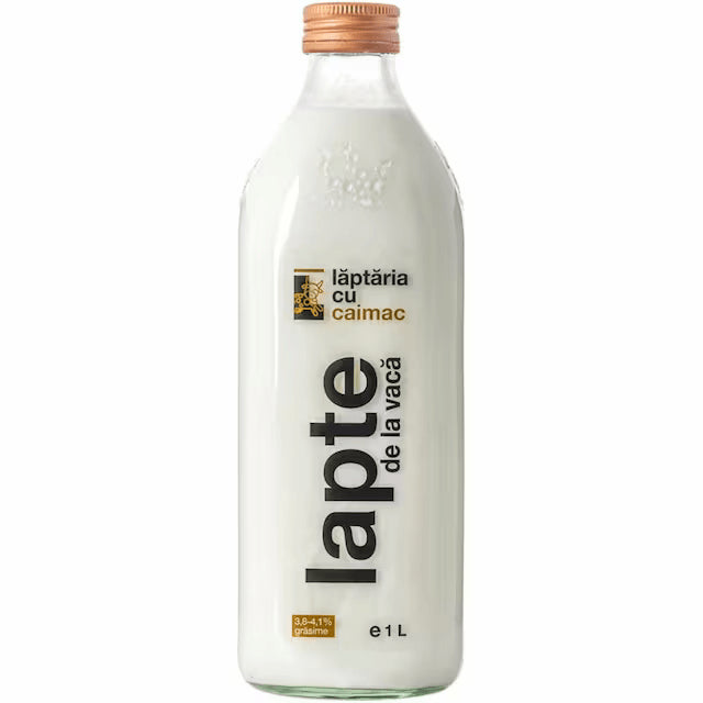 Laptaria cu Caimac Lapte de Vaca 3.8-4.1% Grasime