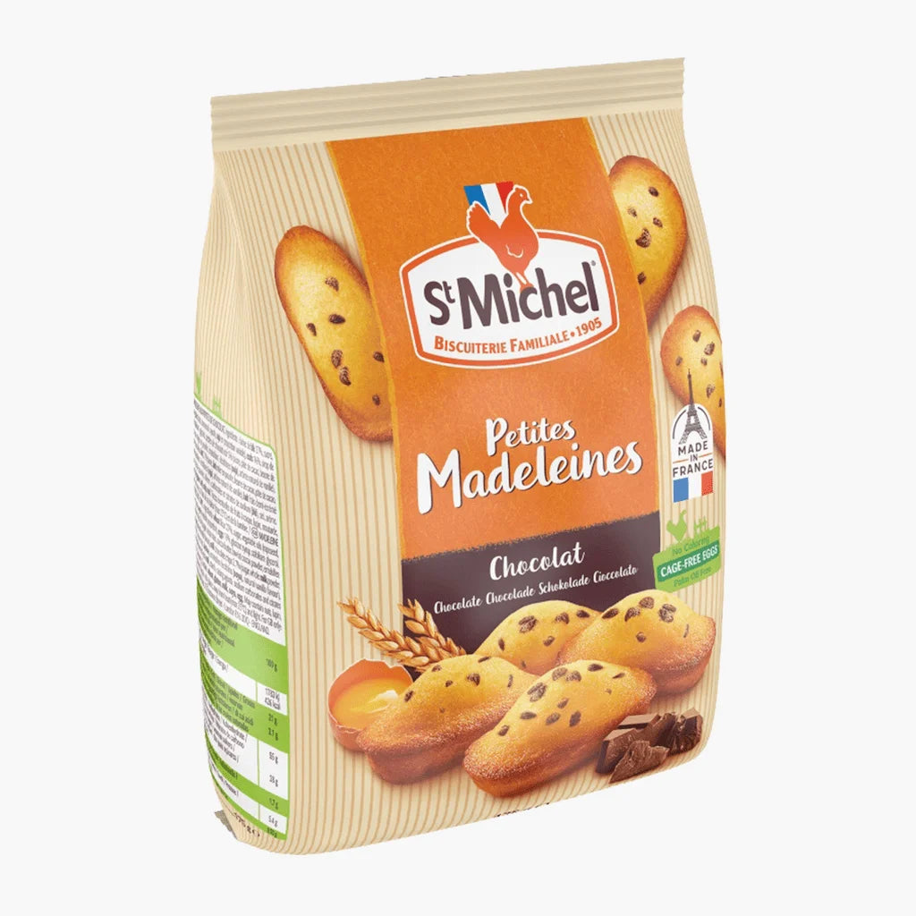 St Michel Mini Madlene cu bucati de cioco