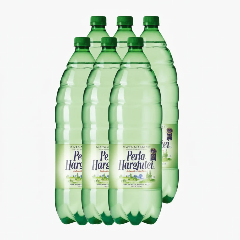 PERLA HARGHITEI Apa Minerala Slab Carbogazoasa 6 x 2L