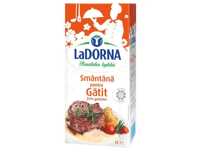 LaDorna Smantana pentru gatit  UHT 32% grasime 1 l