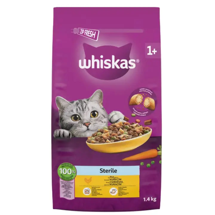 Whiskas Hrana uscata pentru Pisici Sterile