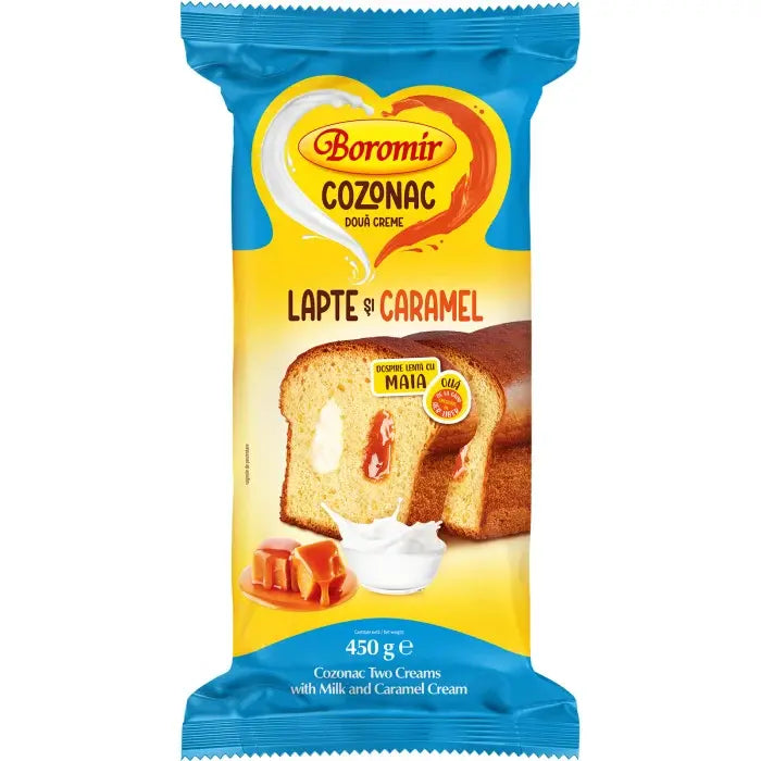 Boromir Cozonac cu Lapte si Caramel