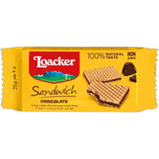 Loacker Napolitane umplute cu crema de ciocolata