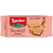 Loacker Napolitana sandwich cu ciocolata si alune