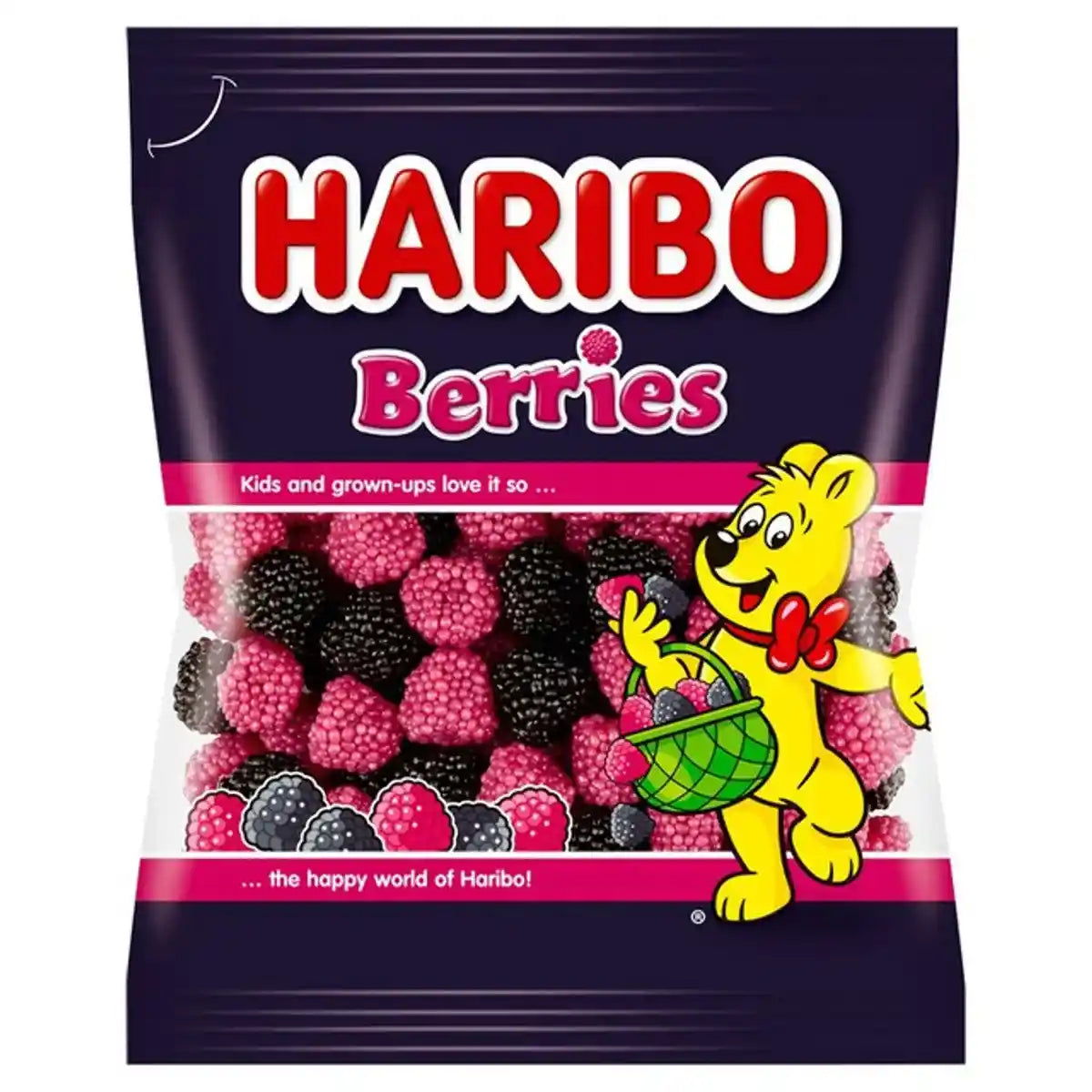 Haribo Bomboane gumate cu aroma de fructe Berries