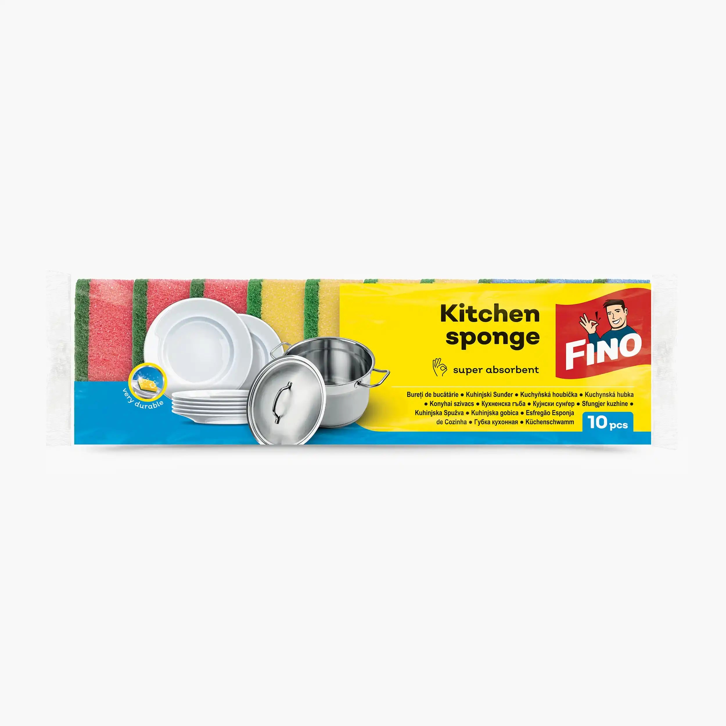 Fino Bureți colorați pentru bucătărie 10 Buc