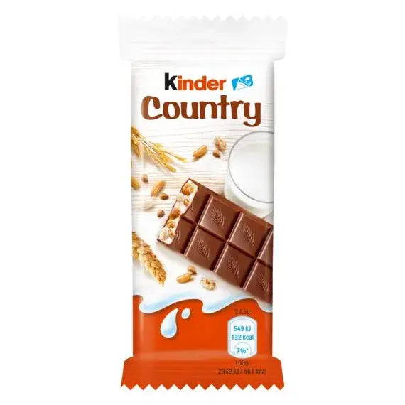 Kinder Country Ciocolata cu Crema de Lapte si Cereale 23G
