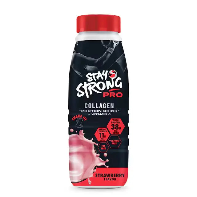 Stay Strong Collagen Shake Capsuni 500ml