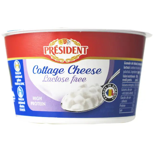 President Cottage Cheese Fara Lactoza 180g