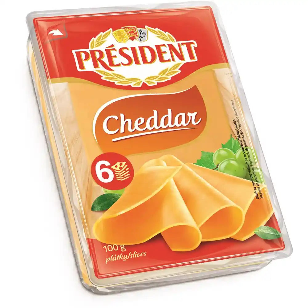 President Cheddar Felii 100g