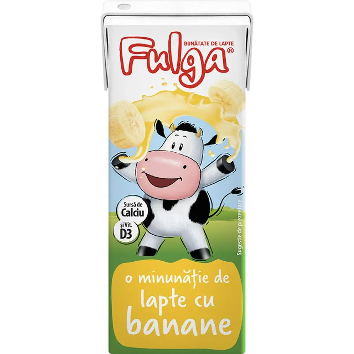 Fulga Lapte UHT cu Banane 1,5% 200ml
