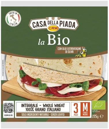Casa Della Piada BIO Lipii piadina cu faina integrala si ulei de masline