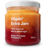Vilgain Gem Extra Mango, Ananas si Zmeura fara Zahar, 200g