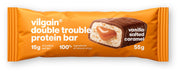 Vilgain Double Trouble Protein Bar Vanilie cu Caramel Sarat, 55g