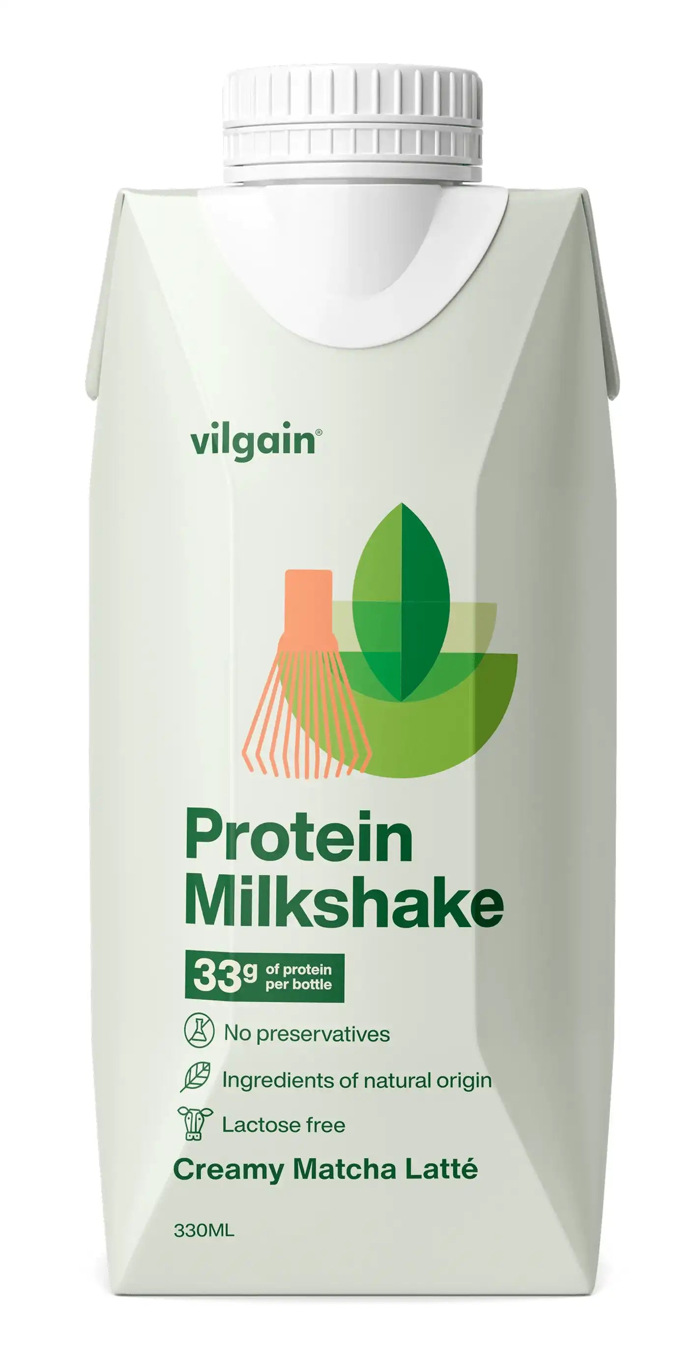 Vilgain Protein Milkshake Matcha Latte 0.33L