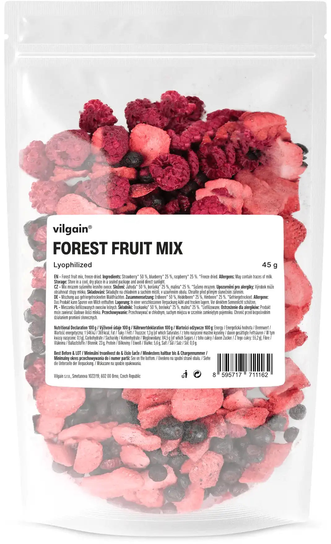 Vilgain Amestec Fructe de Padure Liofilizate