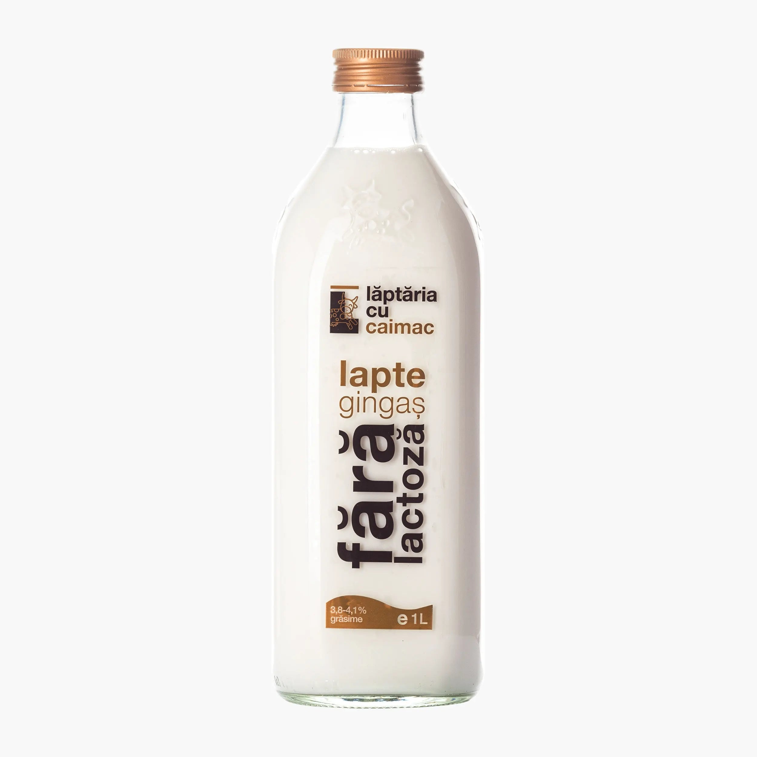 Laptaria cu Caimac Lapte de Vaca Gingas Fara Lactoza 1L