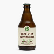 Zenvita Kombucha cu Menta & Lime Sticla