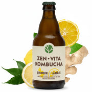 Zenvita Kombucha cu Ghimbir & Lamaie