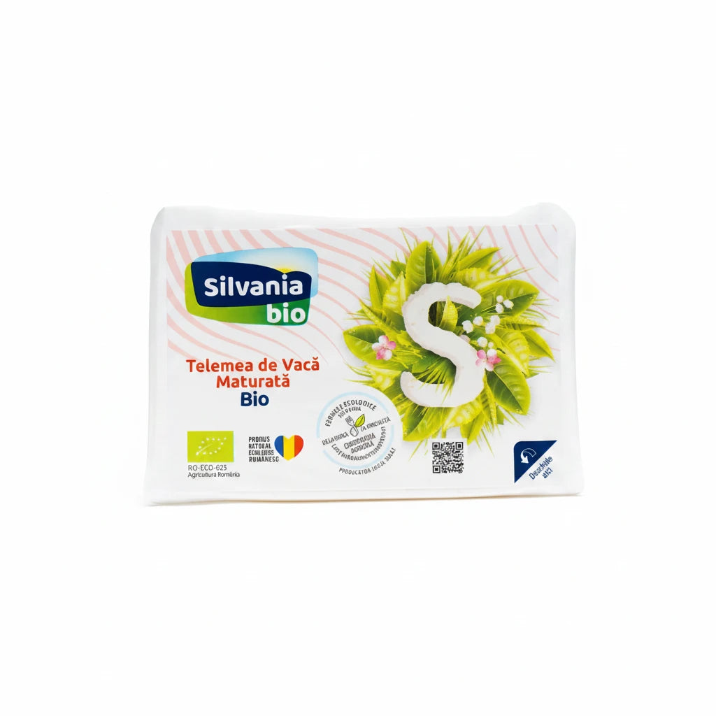 SilvaniaBio ECO Telemea de vaca maturata 150g