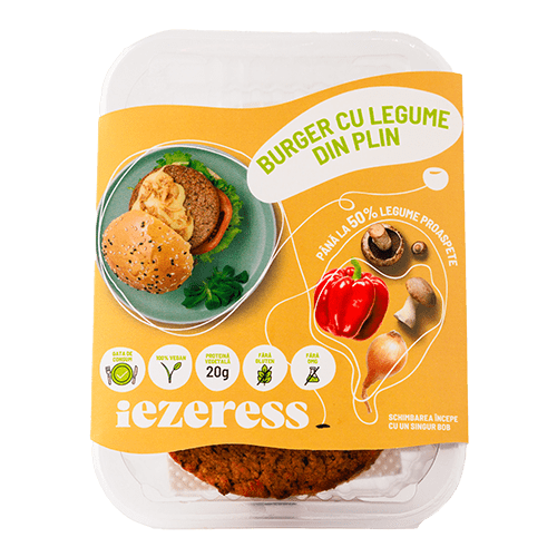 Iezeres Burger vegan (Patty vegan cu legume)