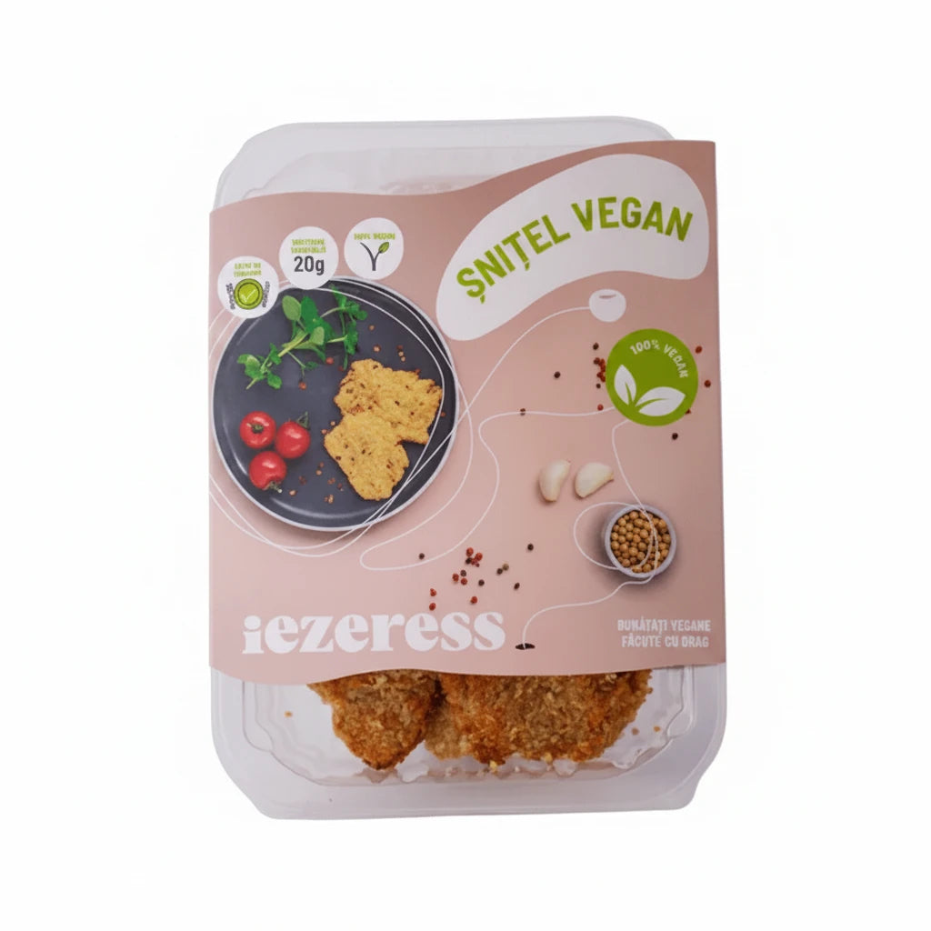 Iezeres Snitel vegan (Filet vegan cu susan)