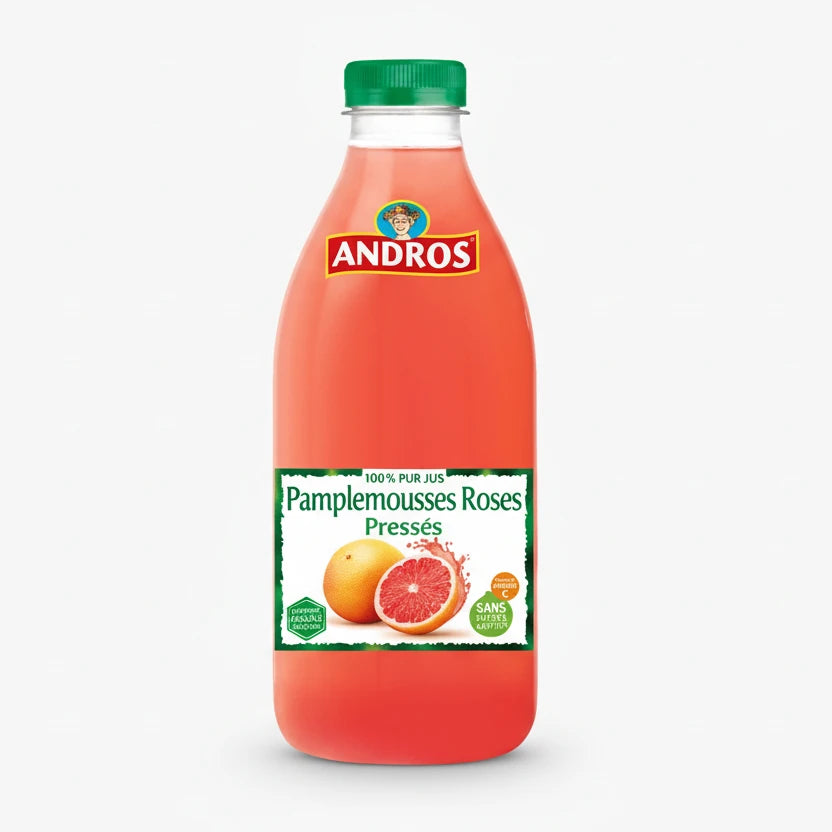Andros Suc de Grapefruit fara zahar adaugat