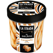 La Strada Inghetata cu caramel sarat si sos de caramel sarat cu unt 473ml