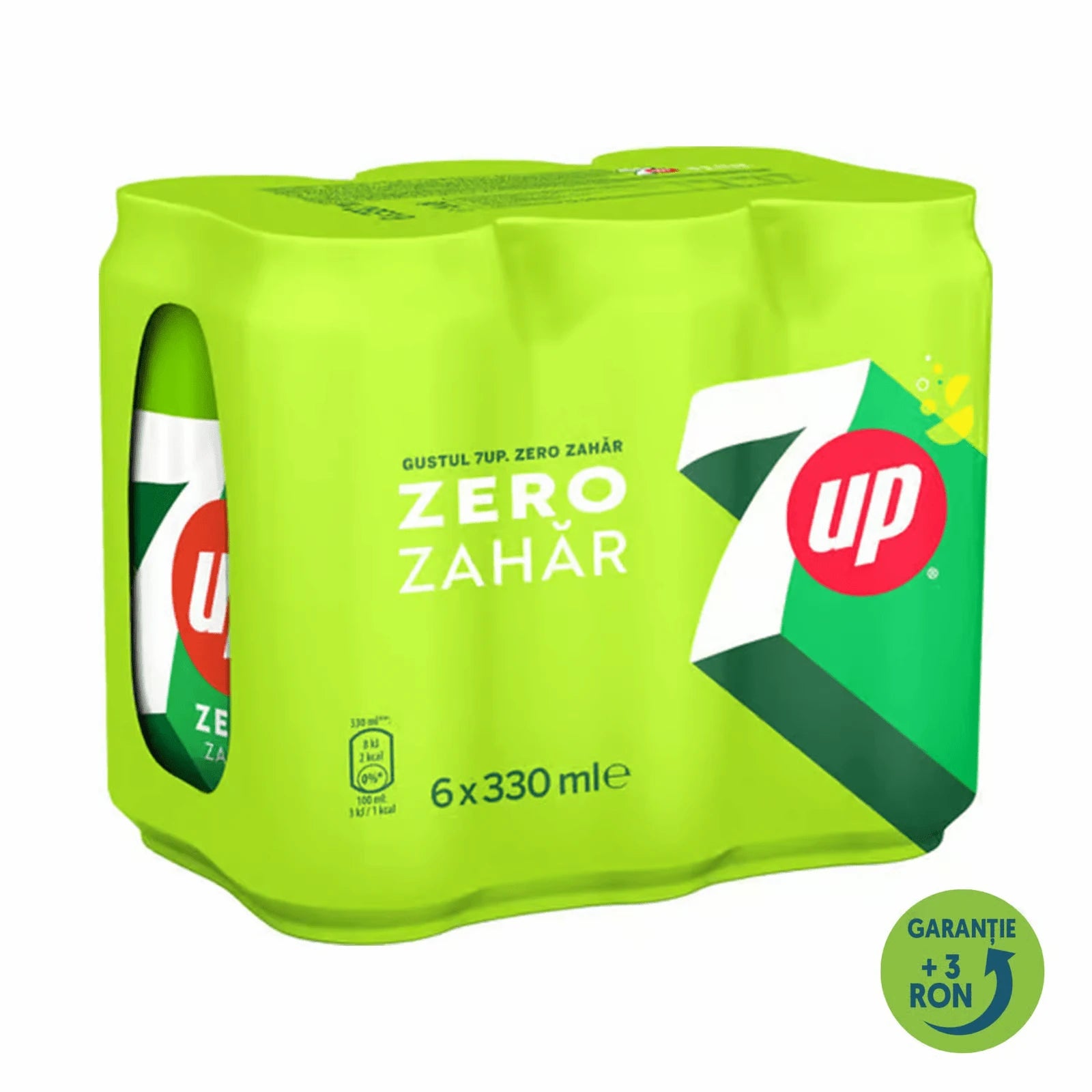 7UP Zero Zahar 6x330ml