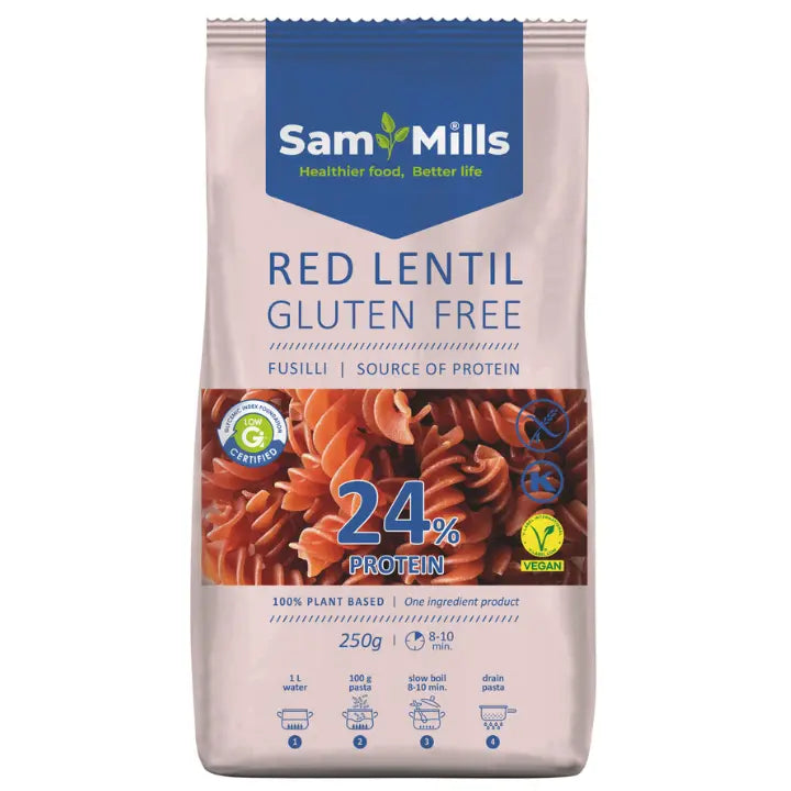 Sam Mills Paste din linte rosie