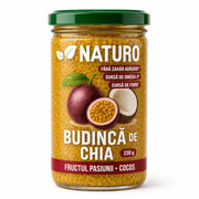 Naturo Budinca de chia Fructul pasiunii & Cocos 230g