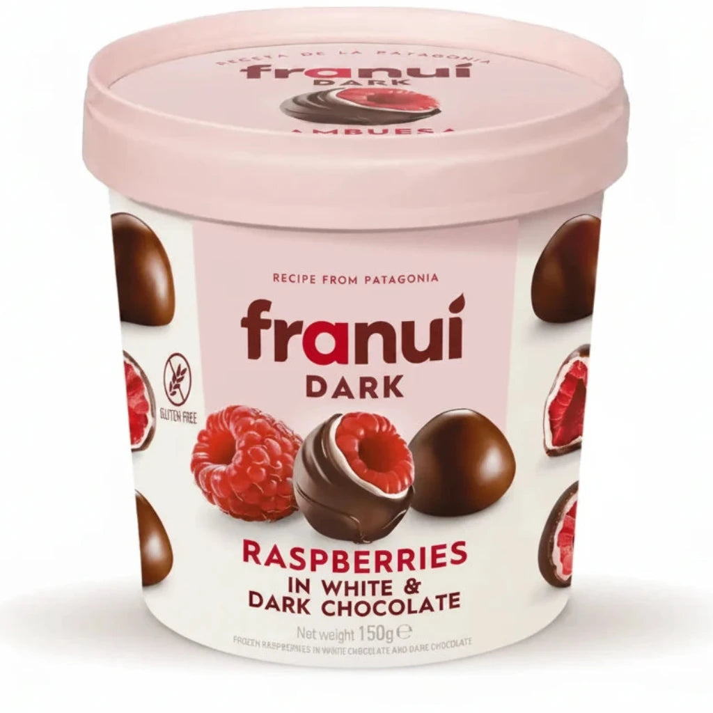 Franui Zmeura in ciocolata alba si ciocolata amaruie