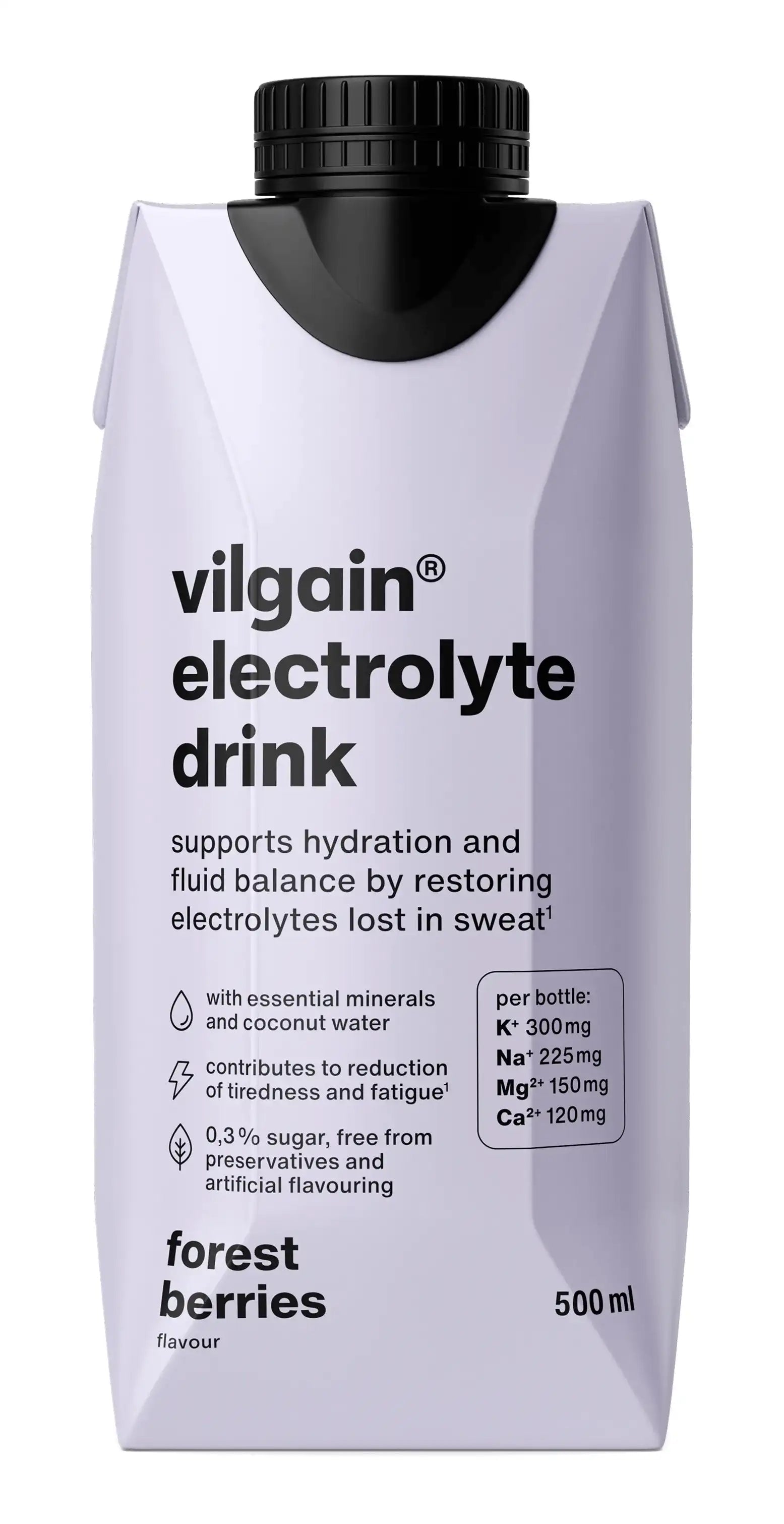 Vilgain Bautura cu Electroliti cu Fructe de Padure 0.5L