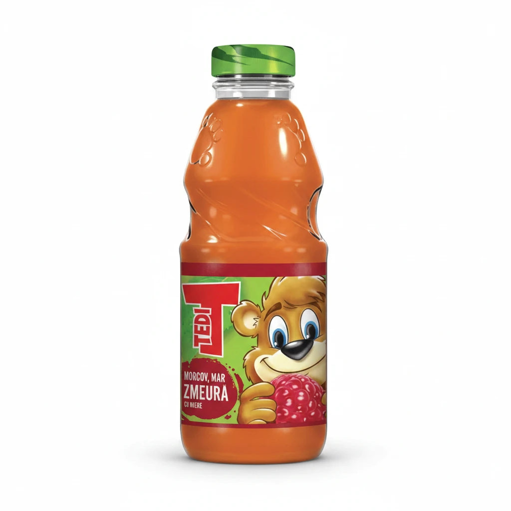 Tedi Bautura cu morcov, mar si zmeura 0.3L