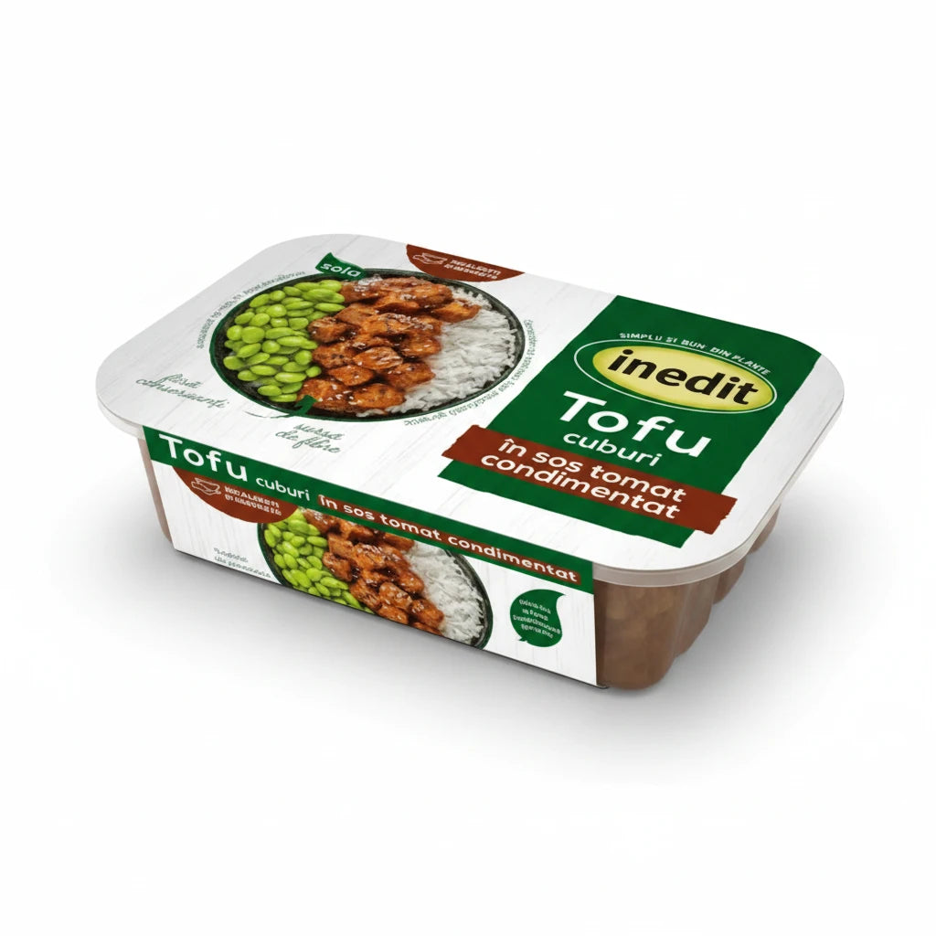 Inedit Tofu Cuburi in sos tomat condimentat