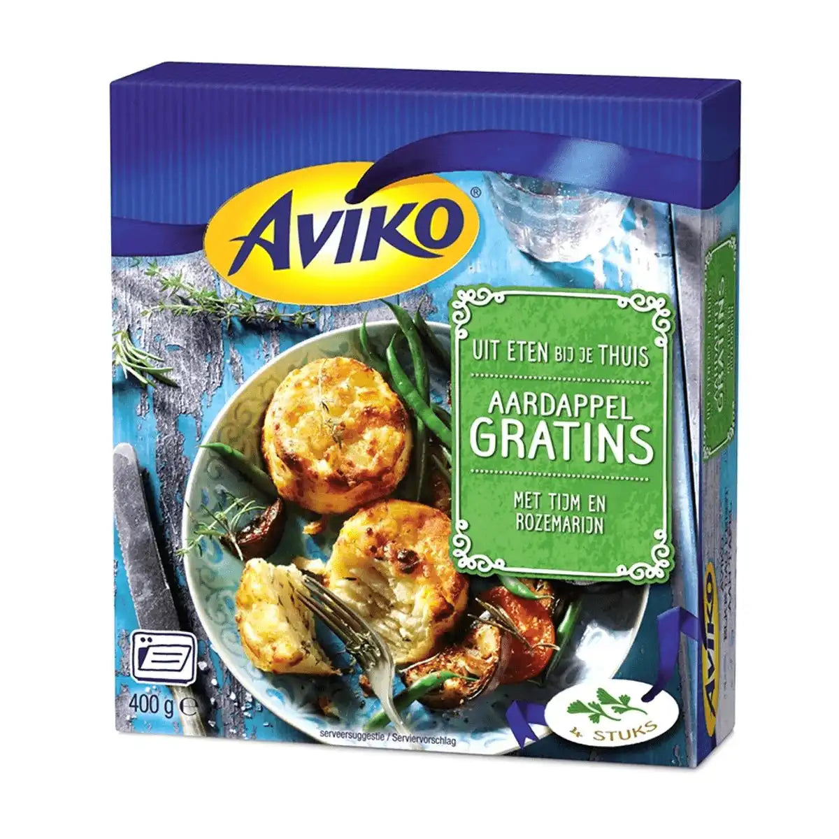 Aviko Cartofi gratinati cu rozmarin si cimbru 4 x 100 g