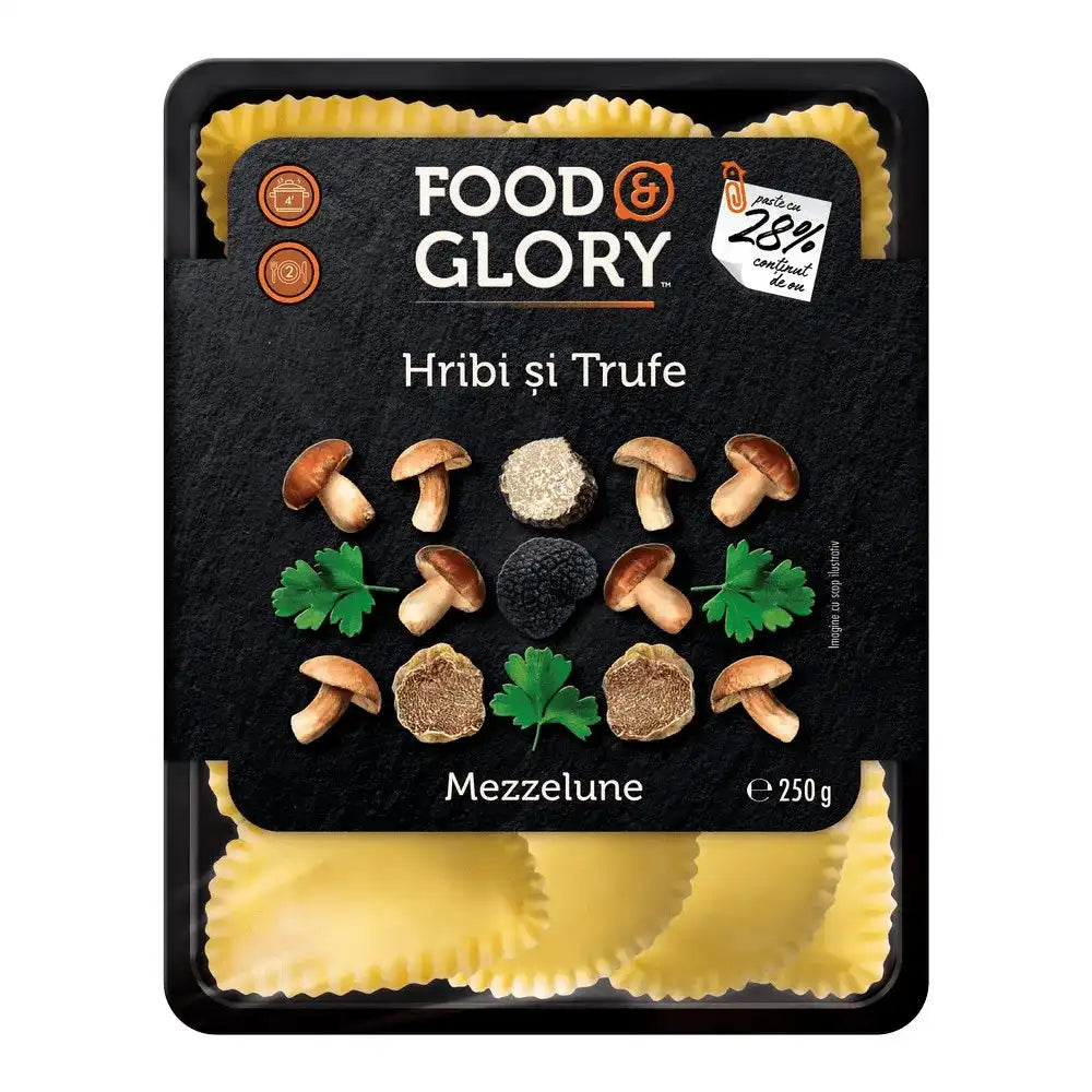 Food Glory Paste girasoli cu ou, umplute cu hribi si trufe