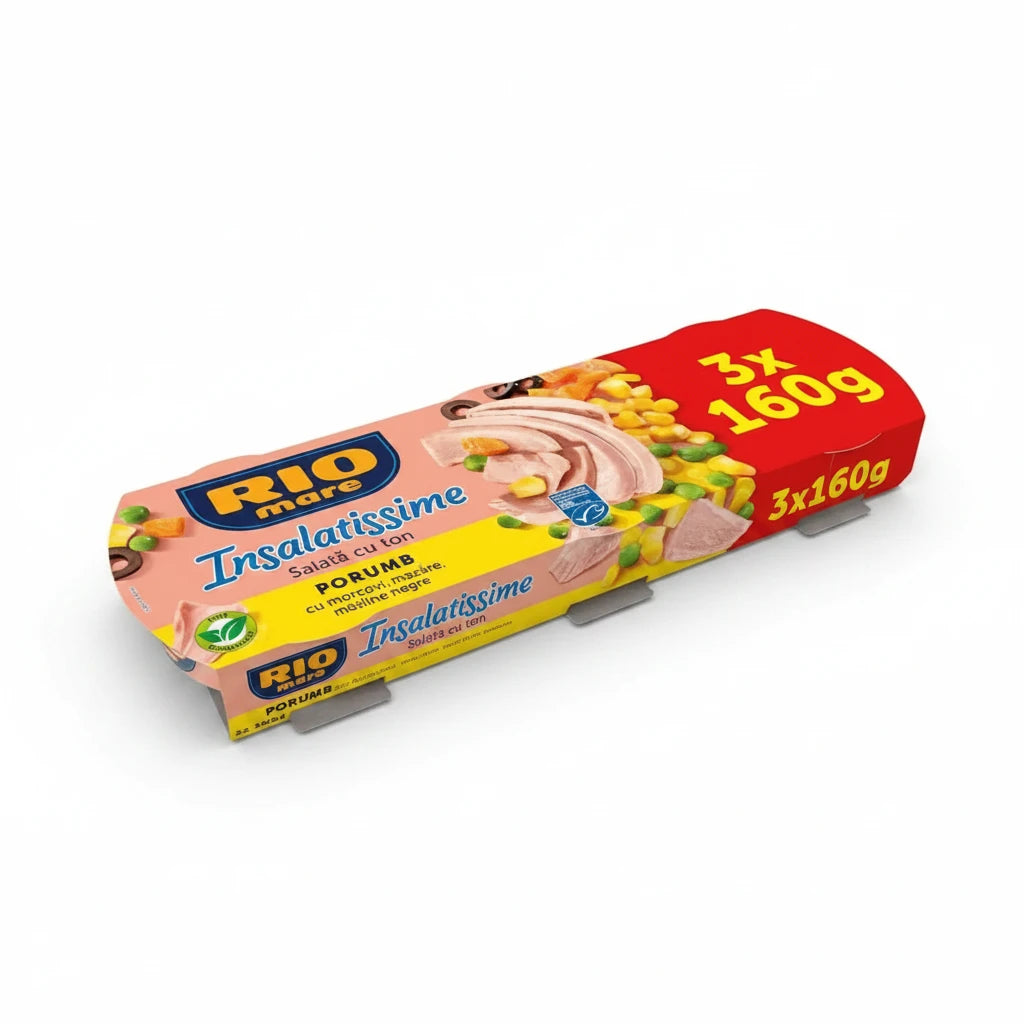 Rio Mare Insalatissime, Salata, de Ton cu Porumb 3x160g