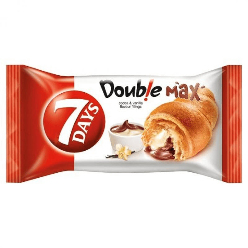7 Days Croissant Double Cacao & Vanilie