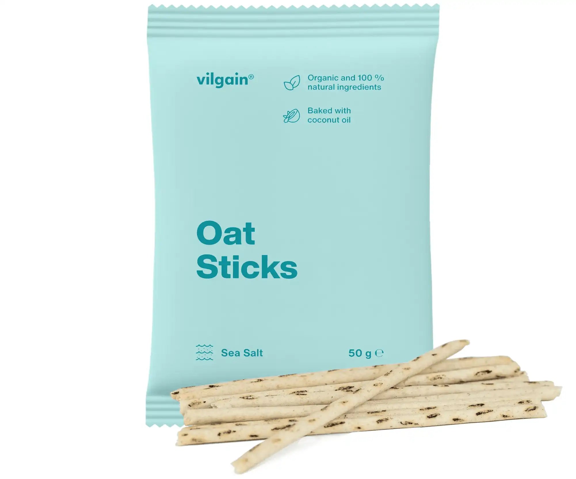Vilgain Sticksuri de Ovaz cu Sare de Mare BIO