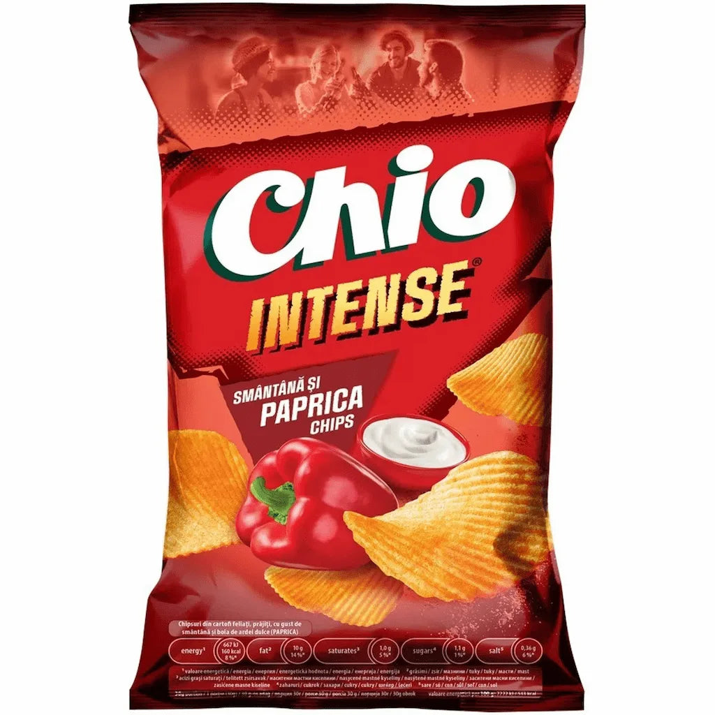 Chio Chips Intense Smantana si Paprica