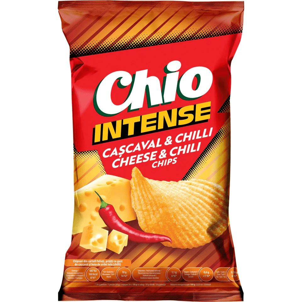 Chio Intense Chips Cascaval Picant