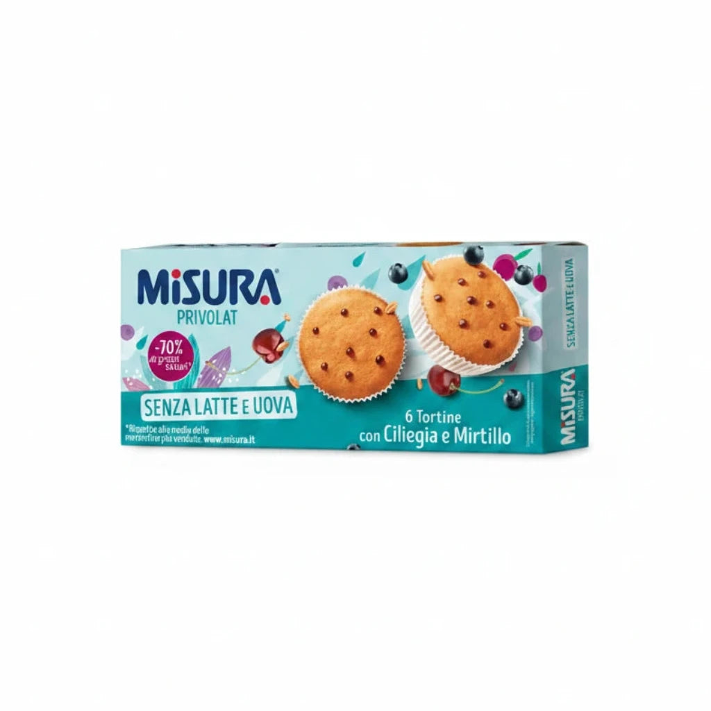Misura Brioșe cu cireșe și afine fără lactoză, 290 g