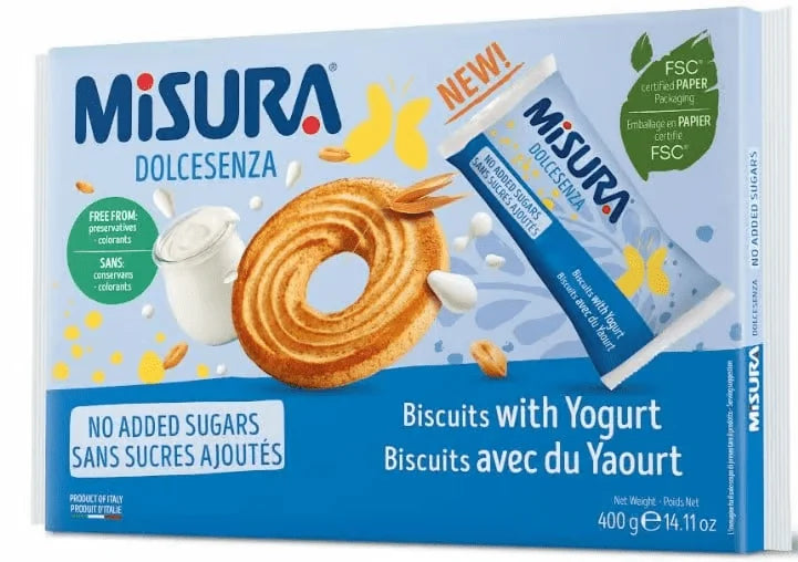 Misura Biscuiți cu iaurt fără zahăr, 400 g