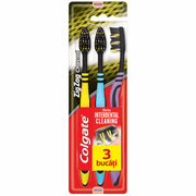 Colgate Periuta Dinti Zig-zag Charcoal 3 Bucati