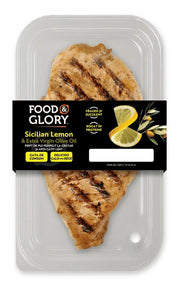 Food Glory Piept de pui cu lămâie și ulei de măsline extravirgin, 220 g